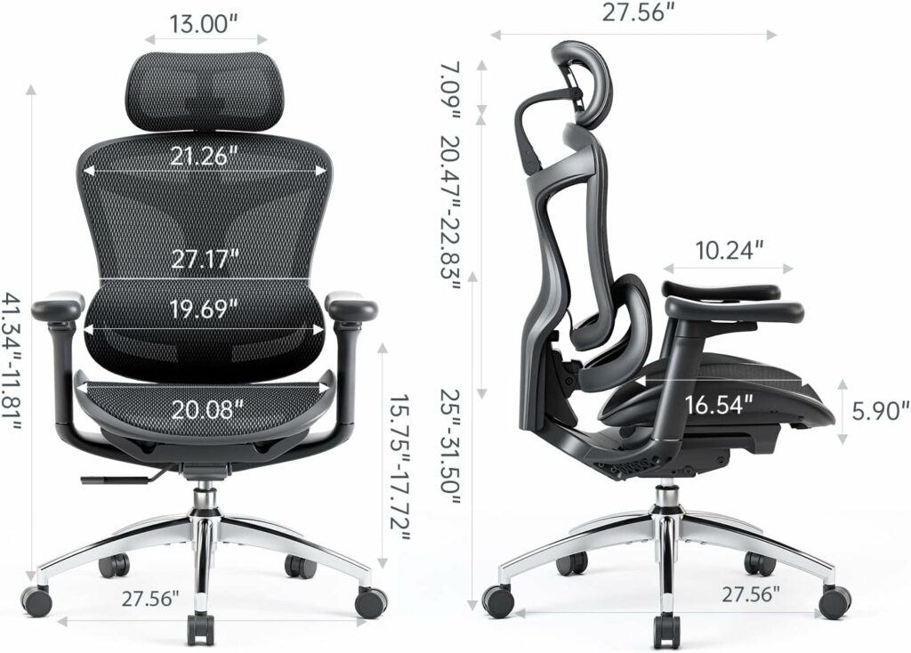 Sihoo Doro C300L office Chair Specifications
